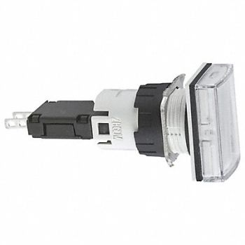SCHNEIDER ELECTRIC Pilot Light 12 to 24VAC/DC White, 55WU56