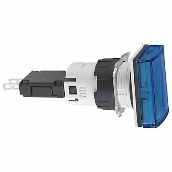 SCHNEIDER ELECTRIC Pilot Light 12 to 24VAC/DC Blue LED Lamp, 55WU60