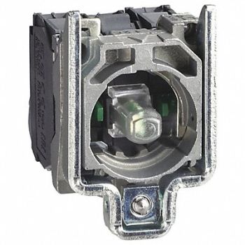 SCHNEIDER ELECTRIC Contact Assembly/Light Block Green LED, 55WX97