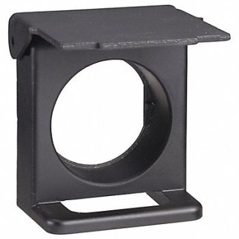 SCHNEIDER ELECTRIC Padlockable Flap Black 22mm, 55WY11