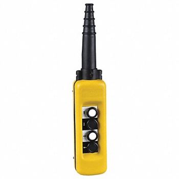 SCHNEIDER ELECTRIC Pendant Control Station Yellow, 55WY45