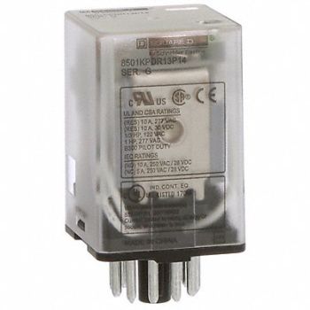 SCHNEIDER Relay 12V DC 10 A 11 Pins, 55WZ20