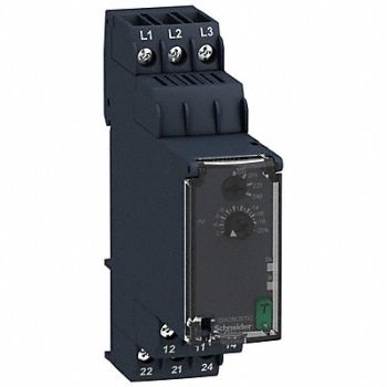 SCHNEIDER Phase Monitor Relay 9 Pins 200-240V AC, 55WZ29