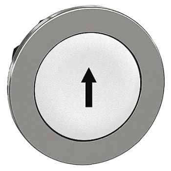 SCHNEIDER ELECTRIC Pushbutton Head Black White 30mm, 55XA65