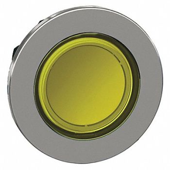 SCHNEIDER ELECTRIC Pushbutton Head Yellow 30mm, 55WH54
