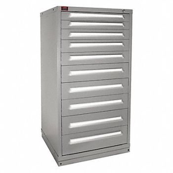 LYON K3769 ModDrwrCab 59.25 x30 x28 DvGry 10Drwr, 55XL43