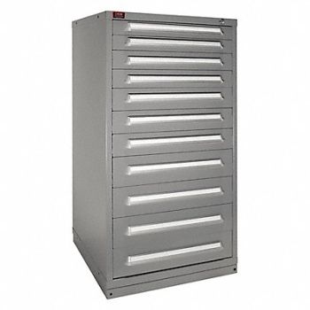 LYON K3771 ModDrwrCab 59.25 x30 x28 DvGry 11Drwr, 55XL44
