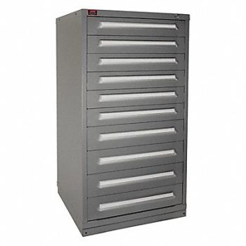 LYON K3770 ModDrwrCab 59.25 x30 x28 DvGry 10Drwr, 55XL46