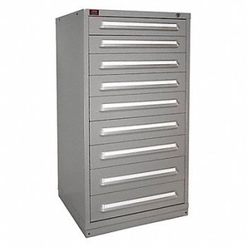 LYON K3766 ModDrwrCab 59.25 x30 x28 DvGry 9Drwr, 55XL48