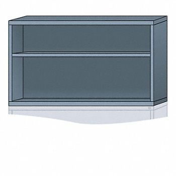 LYON K3816 ModShelfCab 31 x60 x28 1/4 DvGry 2Shlv, 55XL87