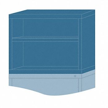 LYON K3810 ModShelfCab 25 x30 x28 1/4 Blue 2Shlv, 55XM02