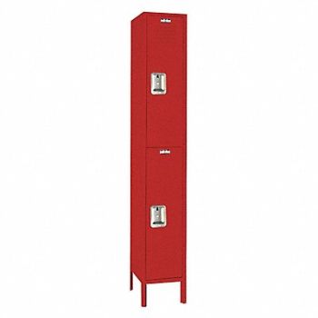 LYON Wrdrb Lckr 2x1Lckr Red 78 x15 x15 Assm, 55XZ91