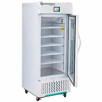COREPOINT SCIENTIFIC Refrigerator 0.5 cu ft Freezer Cap., 55YD18