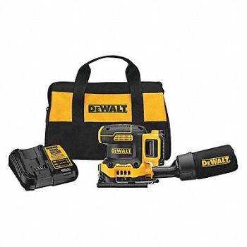 DEWALT Cordless Sheet Sander 14000 RPM H 1 in, 55YE92