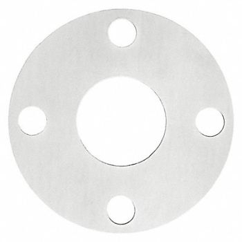 GRAINGER APPROVED Flange Gasket Full Face 1-1/2 Pipe, 55YX61
