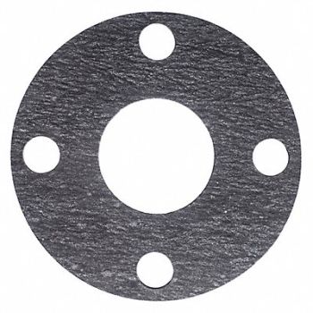 GRAINGER APPROVED Flange Gasket Full Face 1-1/2 Pipe, 55YX94