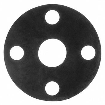GRAINGER APPROVED Flange Gasket Full Face 3/4 Pipe, 55YZ60