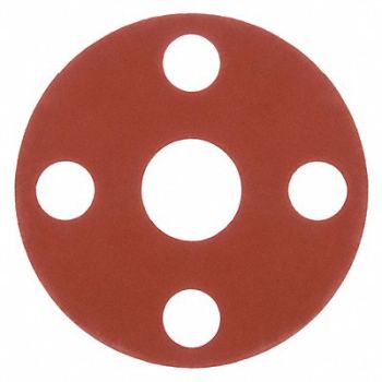 GRAINGER APPROVED Flange Gasket Full Face 3/4 Pipe, 55ZA42