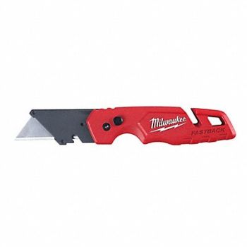 MILWAUKEE Folding Utility Knife 6-7/8 L, 55ZY64