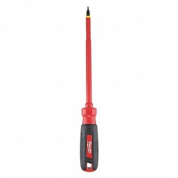 MILWAUKEE Insltd Slotted Screwdriver 3/16 in, 55ZY87