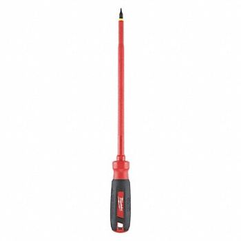 MILWAUKEE Insltd Slotted Screwdriver 3/16 in, 55ZY88