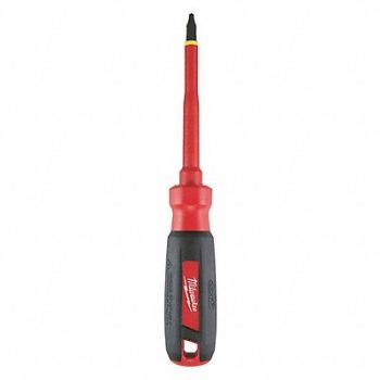 MILWAUKEE Insulated ECX Screwdriver #1, 55ZY89