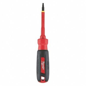 MILWAUKEE Insulated Square Screwdriver #1, 55ZY91