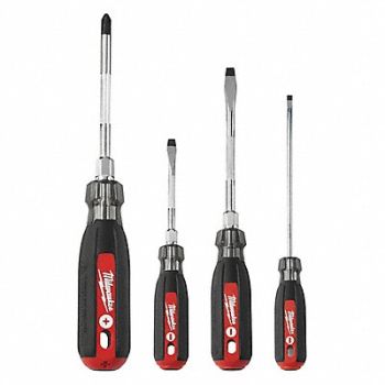MILWAUKEE Tether Ready Screwdriver Set NmPcs4, 55ZZ24