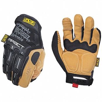 MECHANIX WEAR Mechanics Gloves Black/Tan 9 PR, 567P69