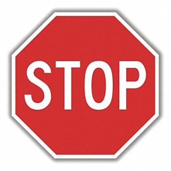 TAPCO Stop Sign 30 x 30 x .080 HIP, 568K32
