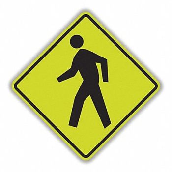 TAPCO Pedestrian Crossing Sign 24 x 24 DG3, 568K75