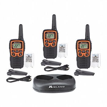 MIDLAND X-Talker Walkie Talkie 28 Mile Range PK3, 569D42