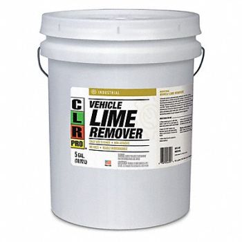 CLR PRO Vehicle Lime Remover 5 gal Jug, 56DY53