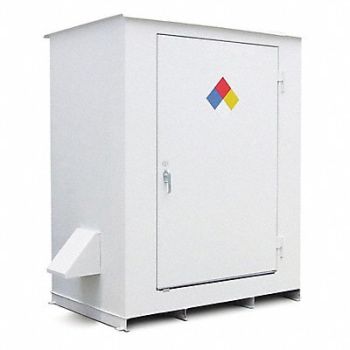 DENIOS Storage Locker Load 2400 lb 69 W 78 D, 56EC64