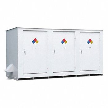 DENIOS Storage Locker Load 8400 lb 102 W 215 D, 56EC68