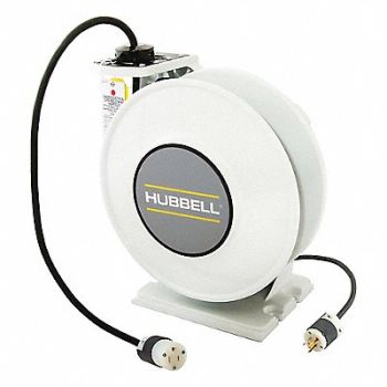 HUBBELL WIRING DEVICE-KELLEMS Cord Storage Reel 45 ft of 14/3 Cord, 56ED23