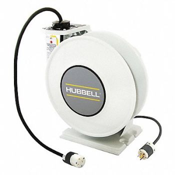 HUBBELL WIRING DEVICE-KELLEMS Cord Storage Reel 45 ft of 12/3 Cord, 56ED33