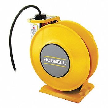 HUBBELL WIRING DEVICE-KELLEMS Cord Storage Reel 40 ft of 12/4 Cord, 56ED66