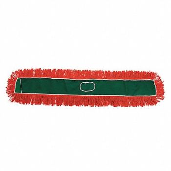 TOUGH GUY Dust Mop Green/Red Nylon/Polyester, 56FJ78