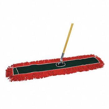 TOUGH GUY Dust Mop Kit 48 in W Green/Red, 56FJ81