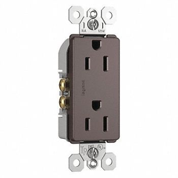 LEGRAND Receptacle Straight Blade 15A NEMA 5-15R, 56FN02