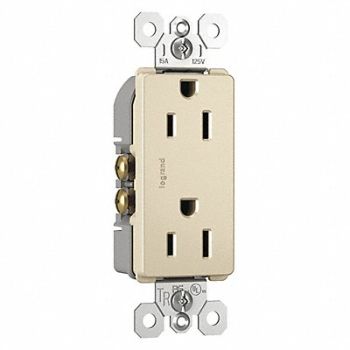 LEGRAND Receptacle Straight Blade 15A NEMA 5-15R, 56FN04