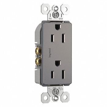 LEGRAND Receptacle Straight Blade 15A NEMA 5-15R, 56FN05