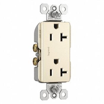 LEGRAND Receptacle Straight Blade 20A NEMA 5-20R, 56FN10