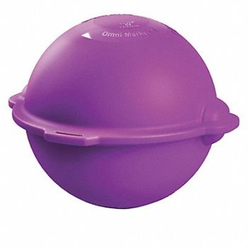 TEMPO COMMUNICATIONS Marker Ball Polyethylene Purple, 56FN53