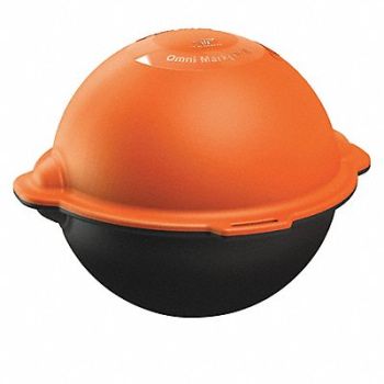 TEMPO COMMUNICATIONS Marker Ball Polyethylene Black/Orange, 56FN54