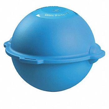 TEMPO COMMUNICATIONS Marker Ball Polyethylene Blue, 56FN59
