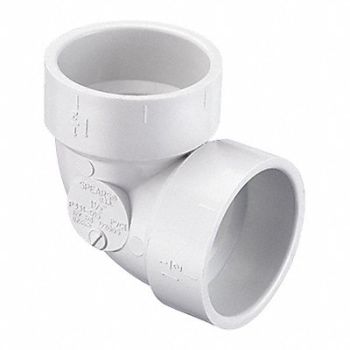 GRAINGER APPROVED 90 Short Turn Elbow Schedule DWV 4 in, 56GX23