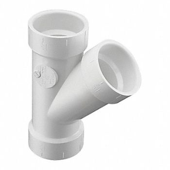 GRAINGER APPROVED Wye Schedule DWV 6 in Pipe Size Socket, 56GX26