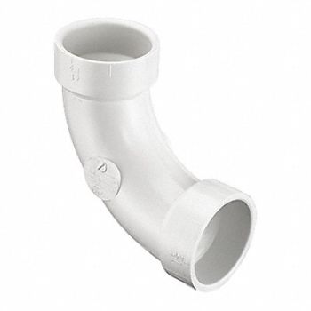 GRAINGER APPROVED 90 Long Sweep Elbow Schedule DWV 4 in, 56GX44